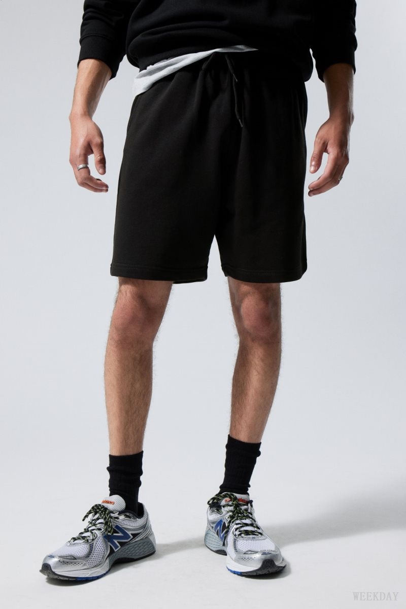 Weekday Standard Sweatshorts Black | VMGQ5095