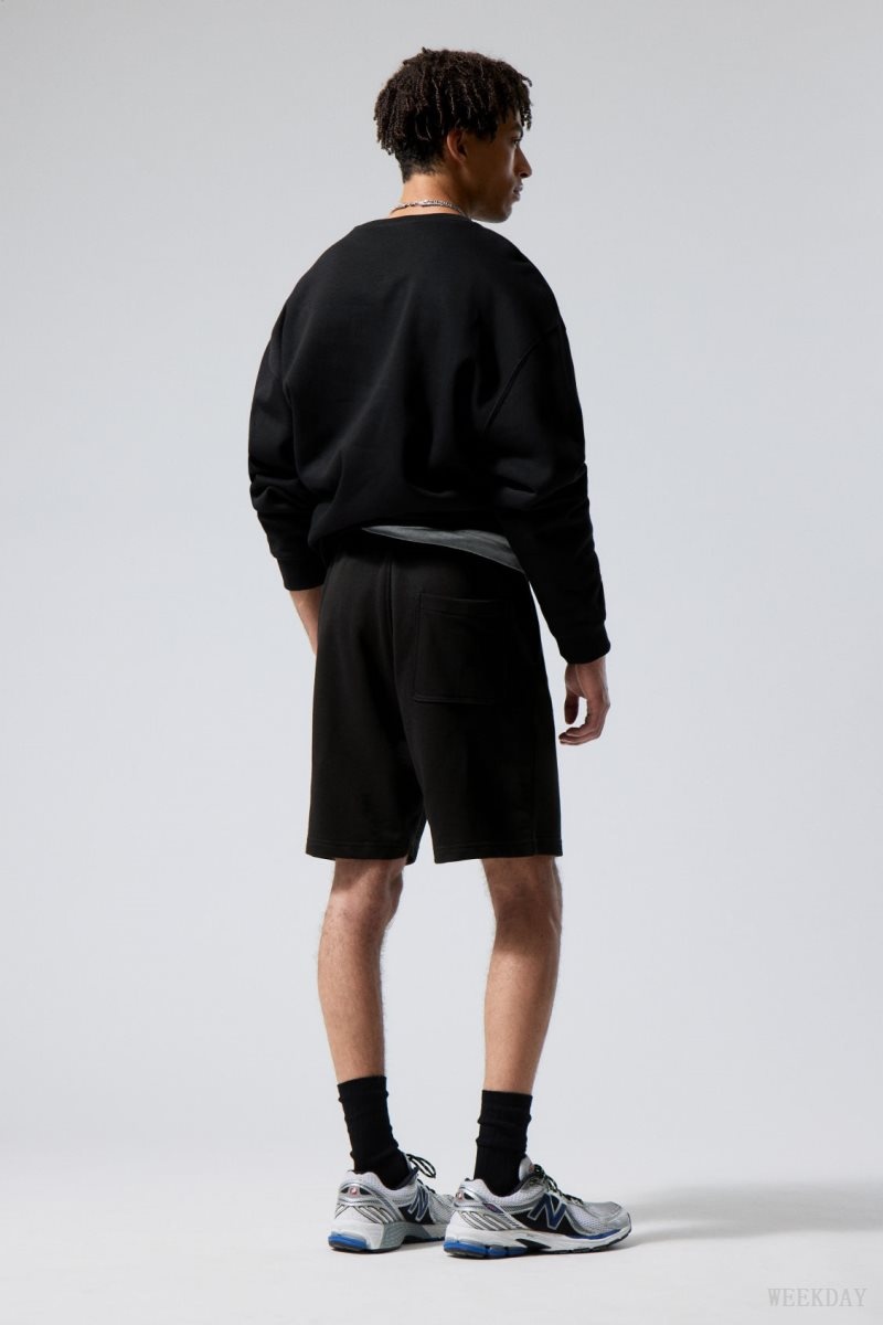 Weekday Standard Sweatshorts Black | VMGQ5095