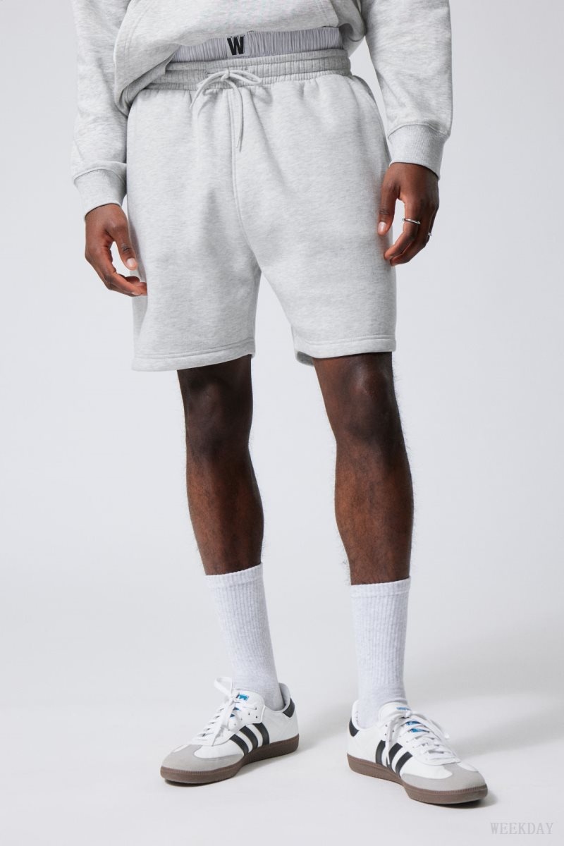 Weekday Standard Sweatshorts Grey | XGTL0456