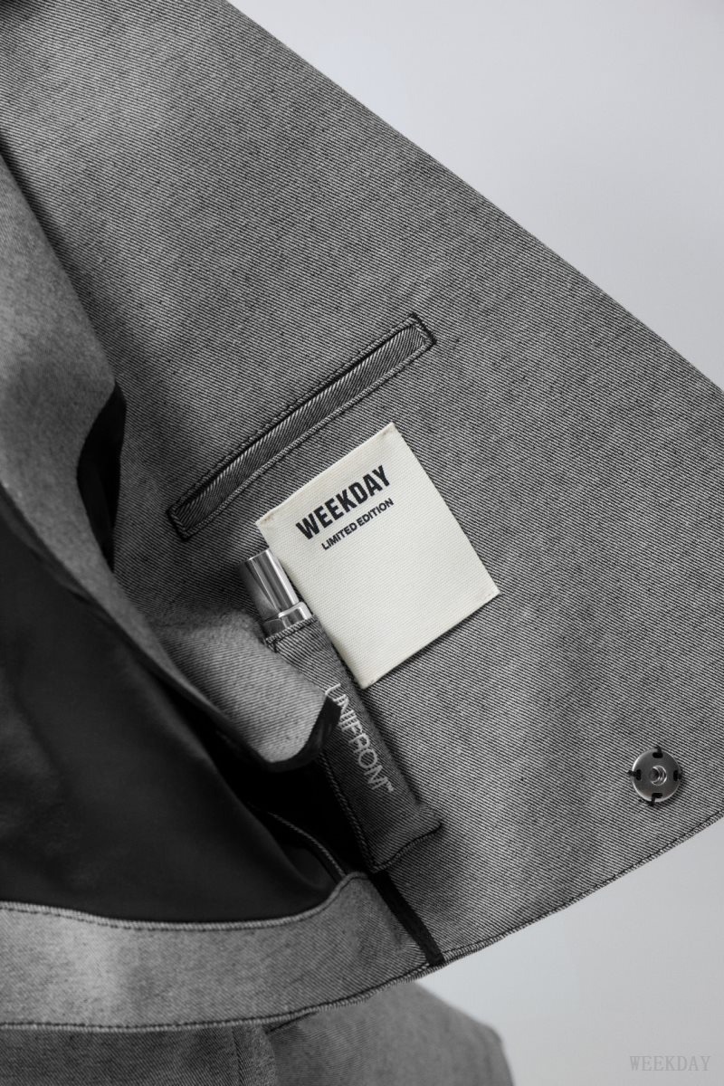 Weekday Unifrom™ + Weekday Limited Edition Power Blazer Grey | JIQE6008