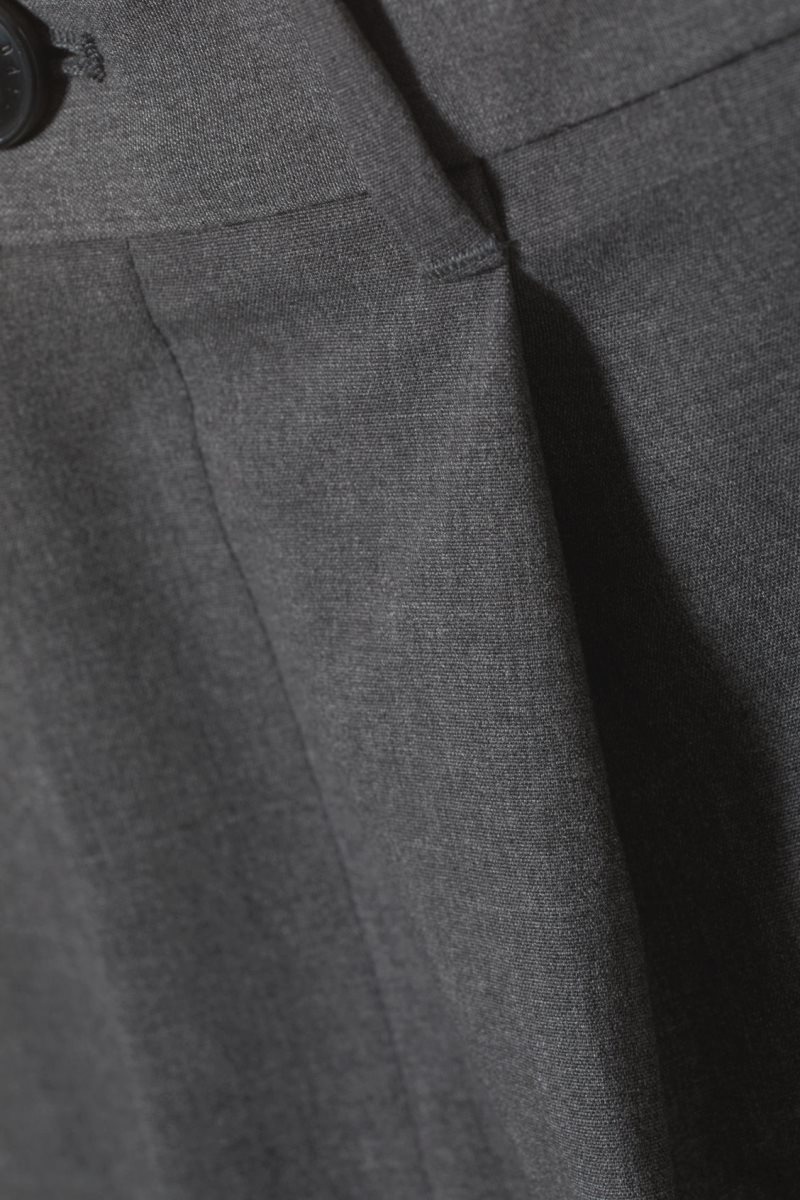 Weekday Uno Loose Suit Trousers Grey | EVDW7150