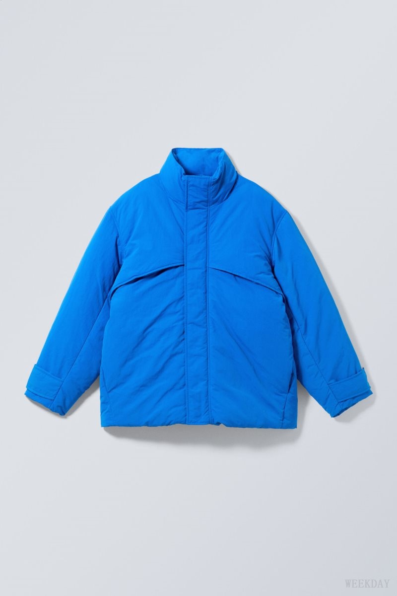 Weekday Windy Jacket Light Blue | XZVI2846