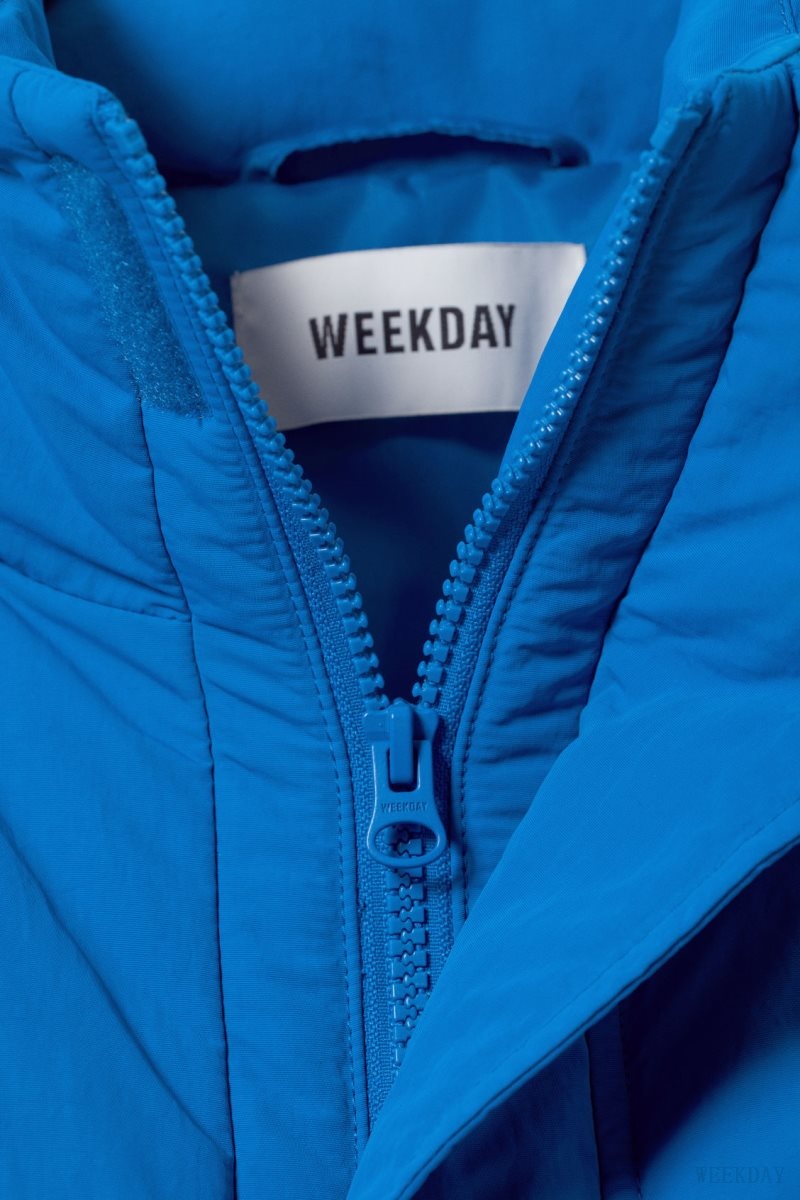 Weekday Windy Jacket Light Blue | XZVI2846