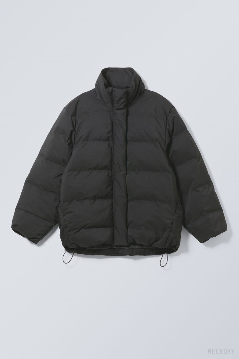 Weekday Xena Puffer Jacket Black | VOAW5422